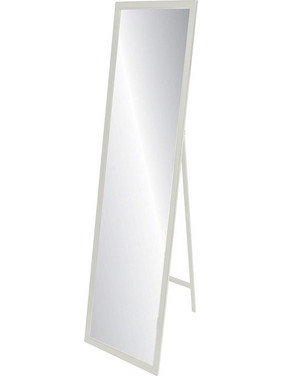 Liberta Καθρέπτης Δαπέδου Ξύλινος Simple Λευκός 45x4.6x146cm