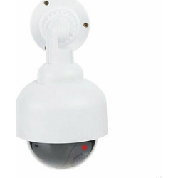 Grundig Dummy Ψεύτικη Κάμερα Παρακολούθησης Τύπου Dome Λευκή 750009
