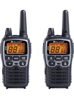 Midland XT70 Adventure Set Duo Black Silver
