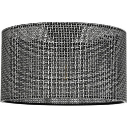 GLOBOSTAR(R) CILIO 203-0157 Μοντέρνο Φωτιστικό Οροφής με Ντουί 1 x E27 AC 220-240V IP20 - Μαύρο - Μ38 x Π38 x Υ23cm