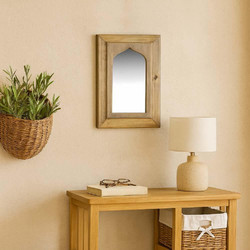 Καθρέπτης τοίχου Nextdeco Tribeca ανακυκλωμένο ξύλο teak Υ39x3x20εκ
