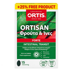 Ortis Ortisan Forte Φυτικές Ίνες 15 Ταμπλέτες