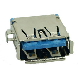 USB 3.0 Connector A TYPE (F, DIP) Silver