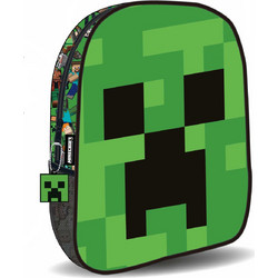Minecraft Face Παιδικό Σακίδιο Πλάτης με 1 Θήκη 30x26x10 cm