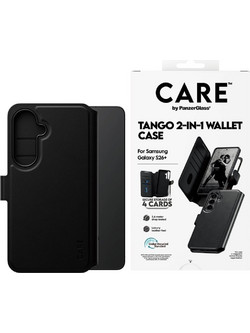 PanzerGlass CARE by Tango 2in1 Wallet Black (Samsung Galaxy S26 Plus)