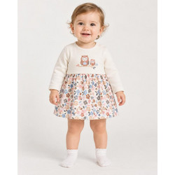 Φόρεμα βρεφικό για κορίτσι Boboli floral-114039-1111-White