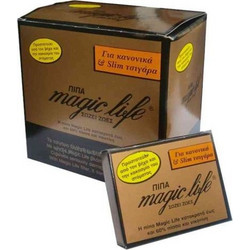 Πιπάκια τσιγάρου MAGIC LIFE για slim και κανονικά τσιγάρα (κουτί με 12 πακετάκια) 5214000434016
