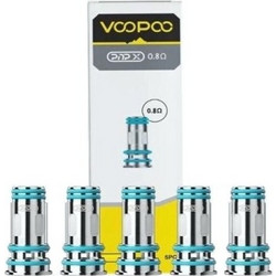 Voopoo PnP X 0.8ohm COILS για pnp X tank (5 αντιστάσεις) 6941291566513