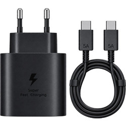 Gerlax A12 Wall adapter 45W USB-C & Cable USB-C Μαύρο