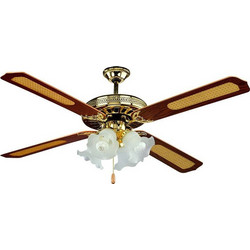 V-Tac 7921 Ανεμιστήρας Οροφής 153cm 55W με Φως & Τηλεχειριστήριο Καφέ