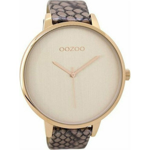 OOZOO Timepieces Two Tone Leather Strap C9132
