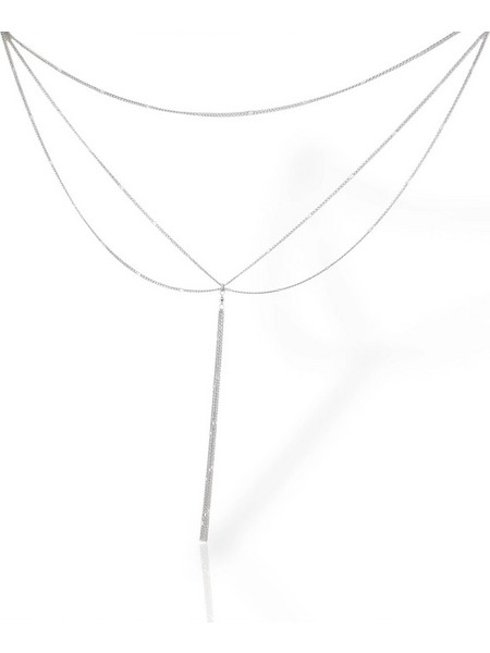 Κολιέ απο ασήμι 925o επιπλατινωμένο (code SHK002099)