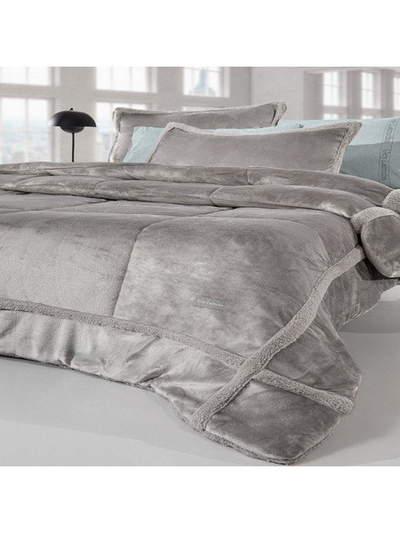 Κουβερτοπάπλωμα Dario Ultrasoft 2 Όψεων Natural Guy Laroche Υπέρδιπλo 220x240cm Πολυέστερ