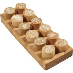 Colop Woodies Σετ Ξύλινων Σφραγίδων Mix Retail