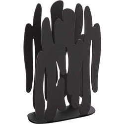 Χαρτοπετσετοθήκη Bark BM22 B 7,5x3x12cm Black Alessi Ατσάλι