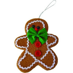 Κρεμαστός Χριστουγεννιάτικος gingerbread man