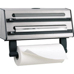 Βάση Οργάνωσης Ρολών Emsa 504180 Contura 3-Way Slicer, Stainless Steel, Silver/Black