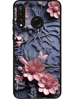 Sonique 3D Flower Series Back Cover Pink 02 (Huawei P30 Lite)