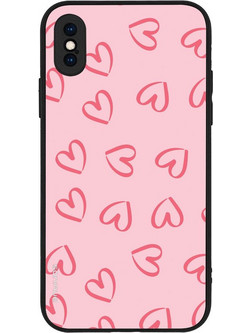 Sonique Heart Series Θήκη iPhone X / XS Pink