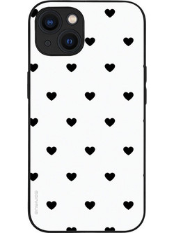Sonique Heart Series Back Cover White (iPhone 13)
