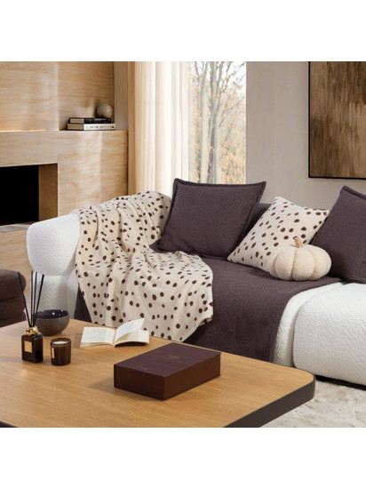 Κουβερτάκι Καναπέ Trust Beige 130x180 Nef-Nef - Nef - Nef Homeware