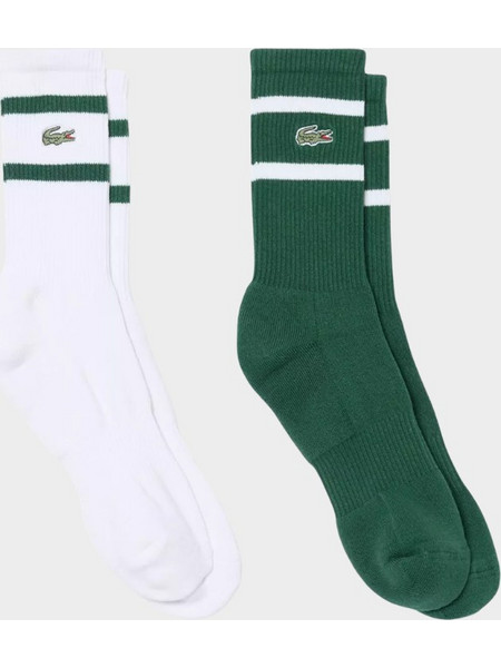 Lacoste Ανδρικές Κάλτσες Πράσινες 2Pack 3RA9189-L291