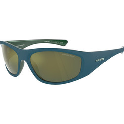 Arnette AN4331 29266R Ανδρικά Γυαλιά Ηλίου Ορθογώνια Κοκάλινα Μπλε με Πράσινο Καθρέπτη Φακό