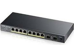 ZyXEL GS1100-10HP V2 Unmanaged L2 Switch με 8 Θύρες Ethernet 1Gbps και 2 SFP Θύρες