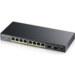 ZyXEL GS1100-10HP V2 Unmanaged L2 Switch με 8 Θύρες Ethernet 1Gbps και 2 SFP Θύρες
