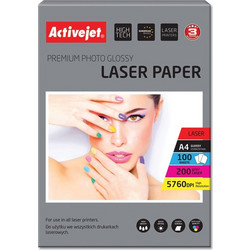 Φωτογραφικό χαρτί Activejet AP4-200G100L for laser printers A4 100 pcs