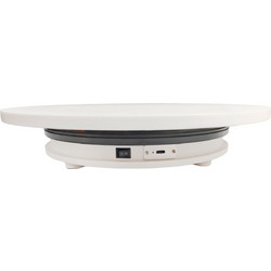 Περιστρεφόμενη Βάση Προβολής 360 Λευκή O35cm 0.4W 5VDC ACA RB35