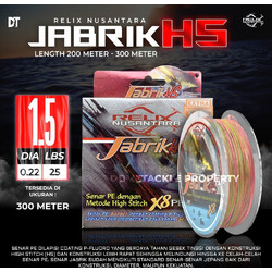 NHMA RELIX JABRIK HS X8 - PE 1.5 300 μέτρα
