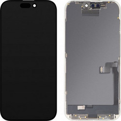 Οθόνη iPhone 16 Pro Soft OLED & Touchscreen Removable IC Black i16