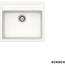 Schock Cristalite Manhattan Ένθετος Νεροχύτης Γρανίτη Ματ Superwhite 57x51cm 30060-1301