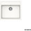 Schock Cristalite Manhattan Ένθετος Νεροχύτης Γρανίτη Ματ Superwhite 57x51cm 30060-1301
