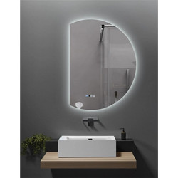 Sparke Lunar Καθρέπτης Μπάνιου Led Αντιθαμβωτικός Αφής Μεταλλικός SR-09.25.265.08.72