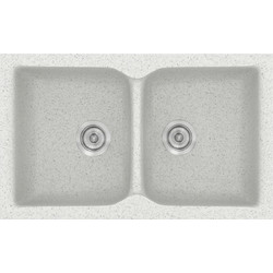 Sanitec Classic 322 Επικαθήμενος Νεροχύτης Γρανίτη Ματ Granite White 81x50cm