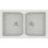 Sanitec Classic 322 Επικαθήμενος Νεροχύτης Γρανίτη Ματ Granite White 81x50cm
