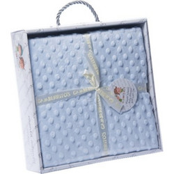 Gamberritos Κουβέρτα Microfiber 110x140εκ. Σιέλ
