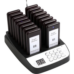 BC916 Pro Ασύρματο Σύστημα Κλήσης Πελατών - Σετ 16 Pagers για Εστιατόρια, Καφέ & Ξενοδοχεία