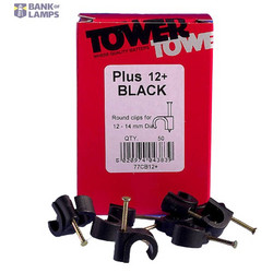 Cable clamps 12-14 (100pcs.) blacks Tower