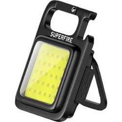 Superfire MX16 Επαναφορτιζόμενος Φακός Μπρελόκ Εργασίας Led Αδιάβροχος IP44 600lm