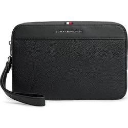 TOMMY HILFIGER MEN POUCH BAG METAL LOGO