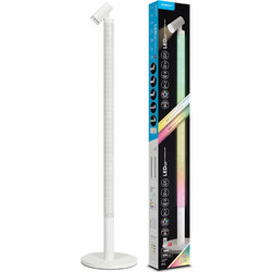 Φωτιστικό δαπέδου LED Modee 10W, 3CCT + RGB, με τηλεχειριστήριο , Λευκό