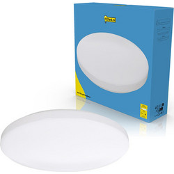 Πλαφονιέρα Οροφής 123LED 30 cm 3000K 1500lm IP44 15W White