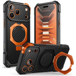 Supcase UB Grip Mag MagSafe Back Cover Aramid Black/Orange (iPhone 18 Pro Max / 17 Pro Max)