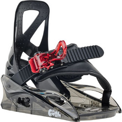 Δέστρες snowboard παιδικές HG Kids' Grom Disc Snowboard Bindings Burton Μαύρο