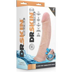Blush Dr. Skin Self Lubricating Ρεαλιστικό Dildo με Βεντούζα 20.3cm Flesh