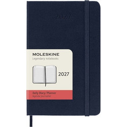 MOLESKINE ΗΜΕΡΟΛΟΓΙΟ 2027 POCKET HARD DAILY SAPPHIRE BLUE