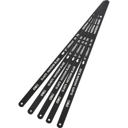 DELI σετ λάμες πριονιού σιδήρου/ξύλου DL4673, 300mm, 24 TPI, 5τμχ